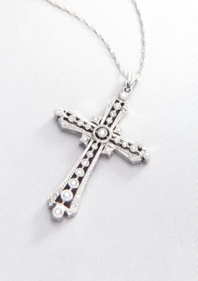 Belk & Co. Diamond Cross Pendant