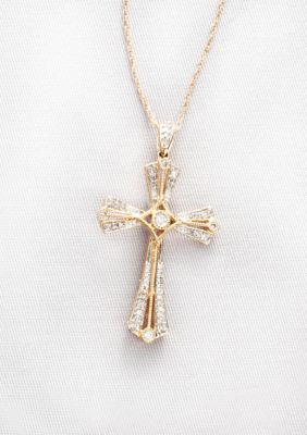 Belk & Co. Diamond Cross Pendant