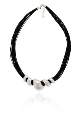 Belk & Co. Sterling Silver Spiral Sculpture Necklace