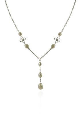 Belk & Co. Sterling Silver Freshwater Pearl Necklace