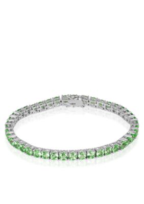 Belk & Co. Sterling Silver Peridot Bracelet