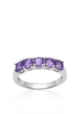 Belk & Co. Sterling Silver Amethyst Ring