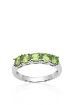 Belk & Co. Sterling Silver Peridot Ring
