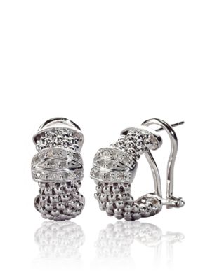 Belk & Co. Diamond Earrings in Sterling Silver