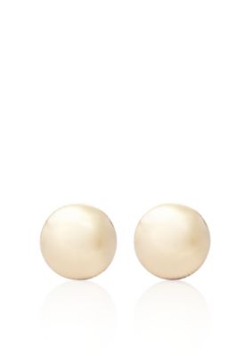 Belk & Co. 14k Yellow Gold 5mm Flat Ball Stud Earring