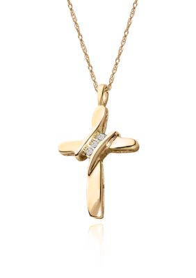 Belk & Co. Diamond Cross Pendant