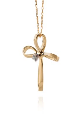 Belk & Co. Diamond Cross Pendant