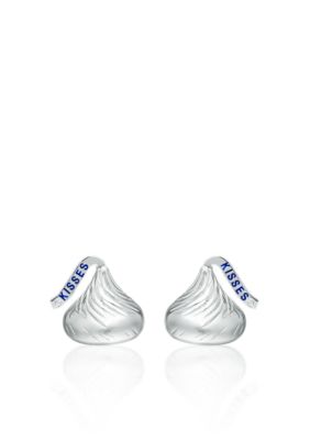 Belk & Co. Sterling Silver Diamond Accent Hershey's Kiss Small Stud Earrings