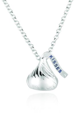 Belk & Co. Sterling Silver Diamond Accent Small Hershey's Kiss Pendant