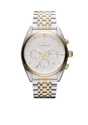 Emporio Armani Emporio Armani Men's Classic Two Toned Chronograph Watch