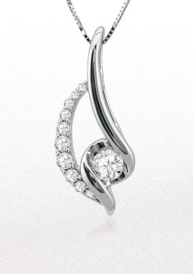 Belk & Co. Diamond Drop Pendant