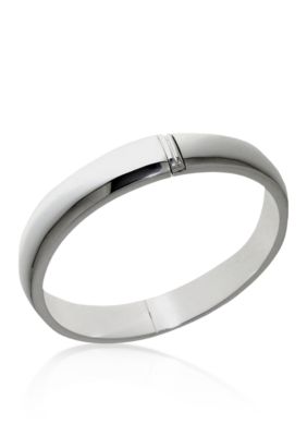 Belk & Co. Small Smooth Bangle in Sterling Silver