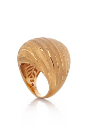 The Fifth Season by Roberto Coin 18k Yellow Gold Plated Sterling Silver Dome Ring