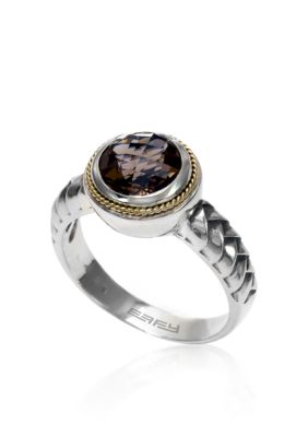 BUY Effy Round Smoky Quartz & 18K Yellow Gold Ring in Sterling Silver
LIMITED