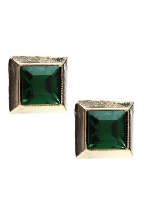 R.J. Graziano Pyramid Stud Earrings