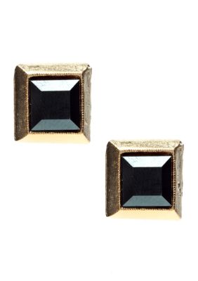 R.J. Graziano Pyramid Stud Earrings