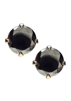 R.J. Graziano Tourmaline and Hematite Stud Earrings