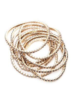 R.J. Graziano Set of 10 Stretch Bracelets