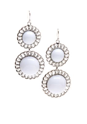 R.J. Graziano Double Drop Bead Earring