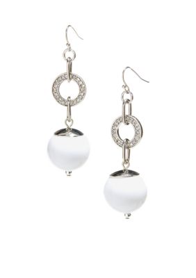 R.J. Graziano Drop Bead Earrings
