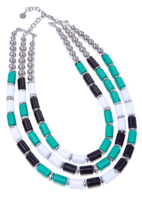 R.J. Graziano Multi Bead Necklace
