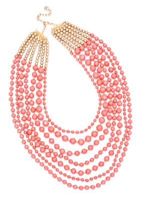 R.J. Graziano Long Multi Strand Necklace