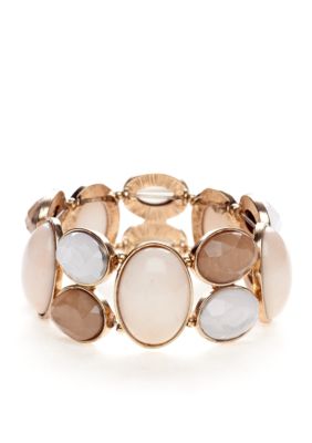 R.J. Graziano Gold and Multi Stone Bracelet