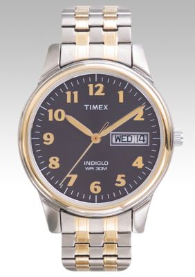 Timex Men's EZ Read 2Tone Expansion Band Watch