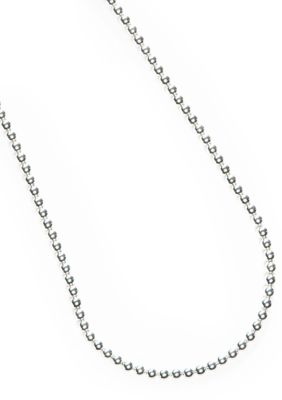Napier Silver Bead Collar Necklace