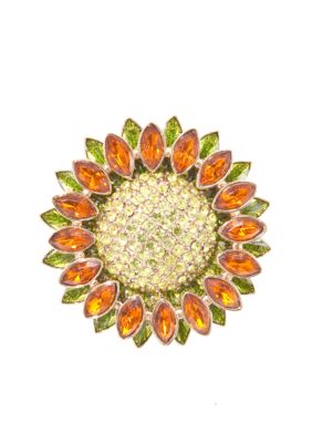 Napier Boxed Sunflower Pin