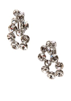 Napier Clip Button Earrings