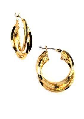 Napier Twist Hoop Earring