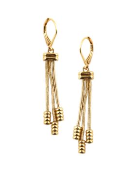 Napier Pierced Shaky Drop Earrings