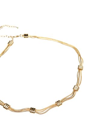 Napier Gold Collar Necklace