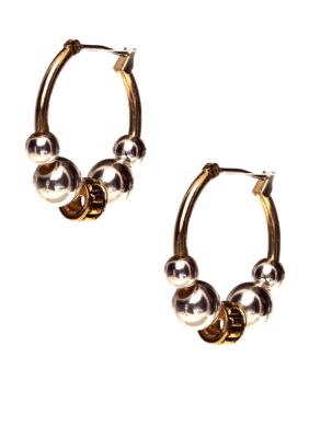 Napier Click It Hoop Earrings
