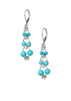 Napier Pierced Leverback Earrings