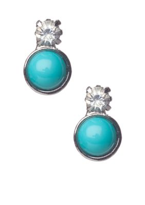 Napier Pierced Button Earrings