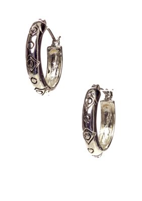 Napier Click It Hoop Earrings