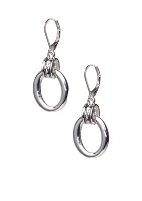 Napier Pierced Leverback Drop Earrings