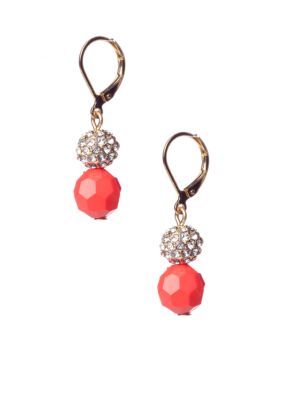 Napier Pierced Leverback Drop Earrings
