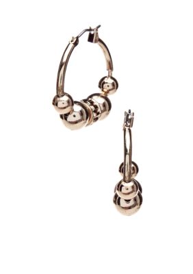 Napier Click It Hoop Earrings