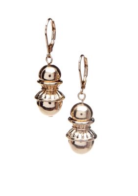Napier Leverback Drop Earrings