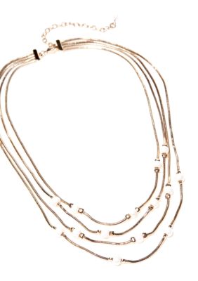 Napier Pearl and Gold Necklace