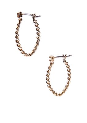 Napier Click It Hoop Earrings