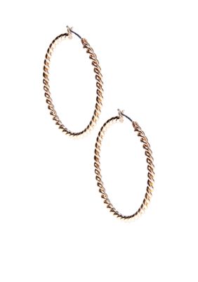 Napier Click It Hoop Earring