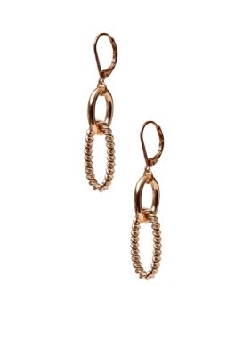 Napier Leverback Drop Earrings