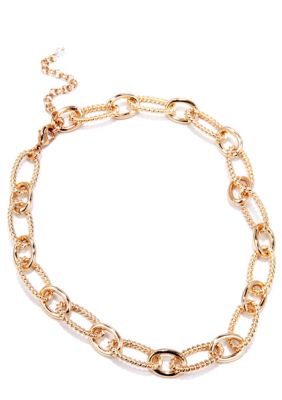 Napier Gold Link Necklace