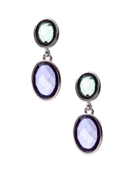 Napier Pierced Double Drop Earrings