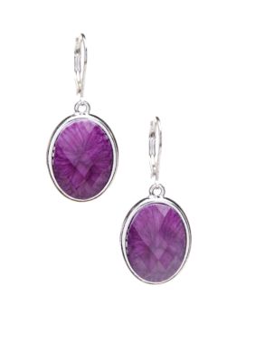 Napier Leverback Drop Earrings
