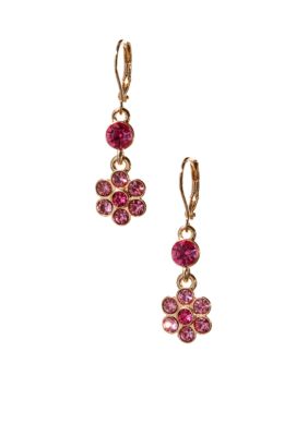 Napier Leverback Drop Earrings